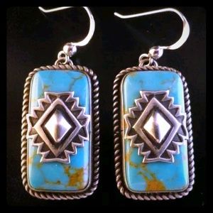 Silver and Turquoise earrings